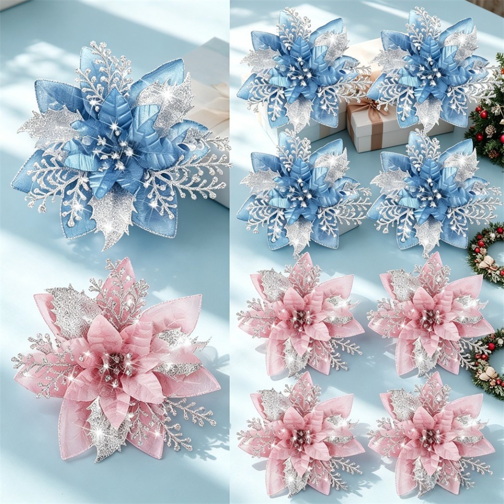 Christmas Tree Artificial - ชุดของตกแต่งต้นคริสต์มาส 5.5 นิ้ว จำนวน 6/12 ชิ้น