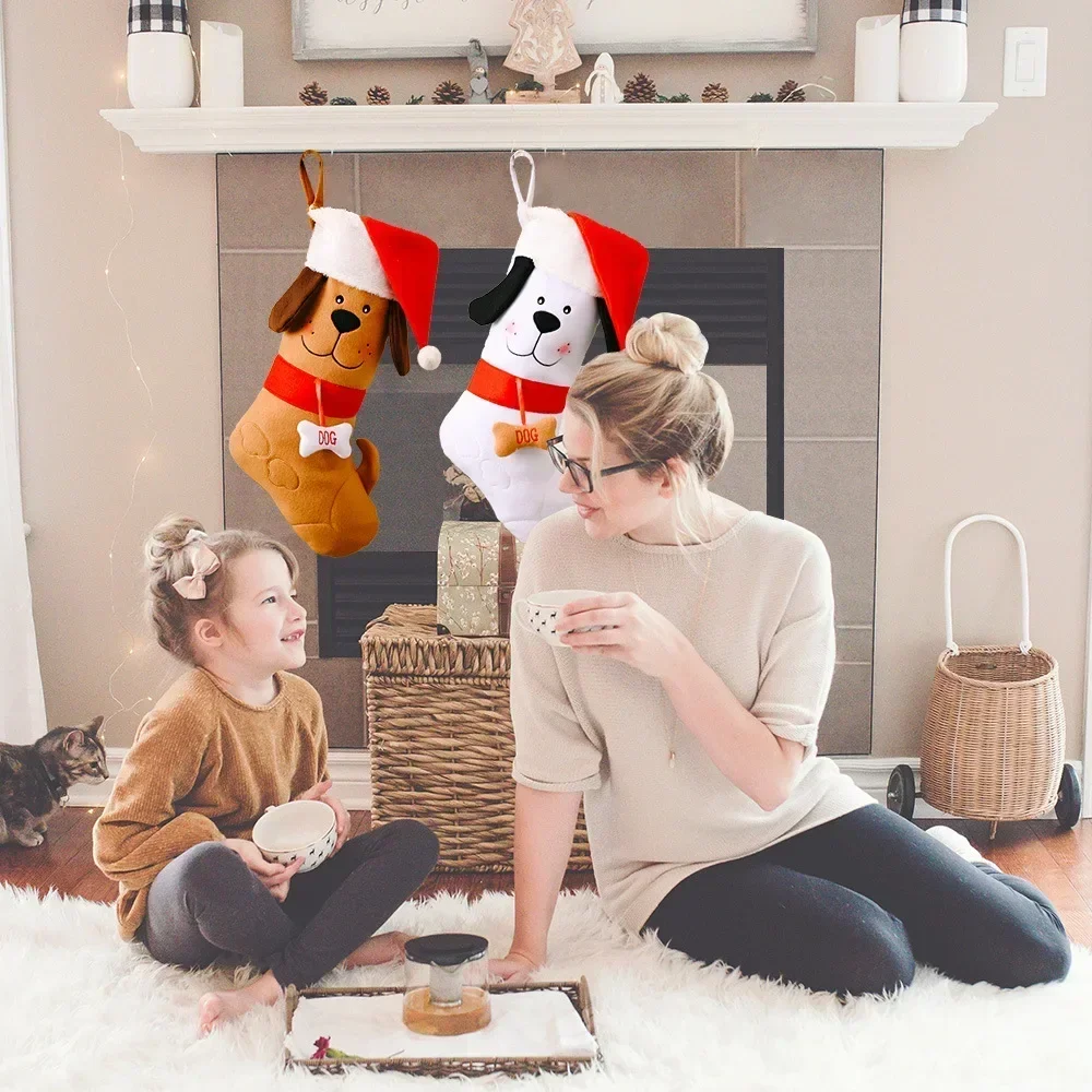 ถุงเท้าตกแต่งต้นถุงซานตาสำหรับ - Christmas Stocking Hanging บทวิจารณ์และราคา