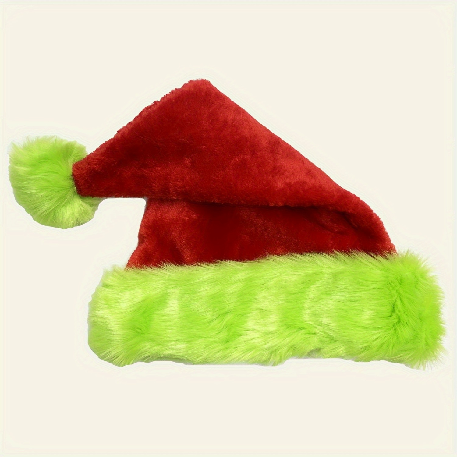 หมวกซานต้าสีแดงขอบเขียวเรืองแส - Santa Hat Plush บทวิจารณ์และราคา