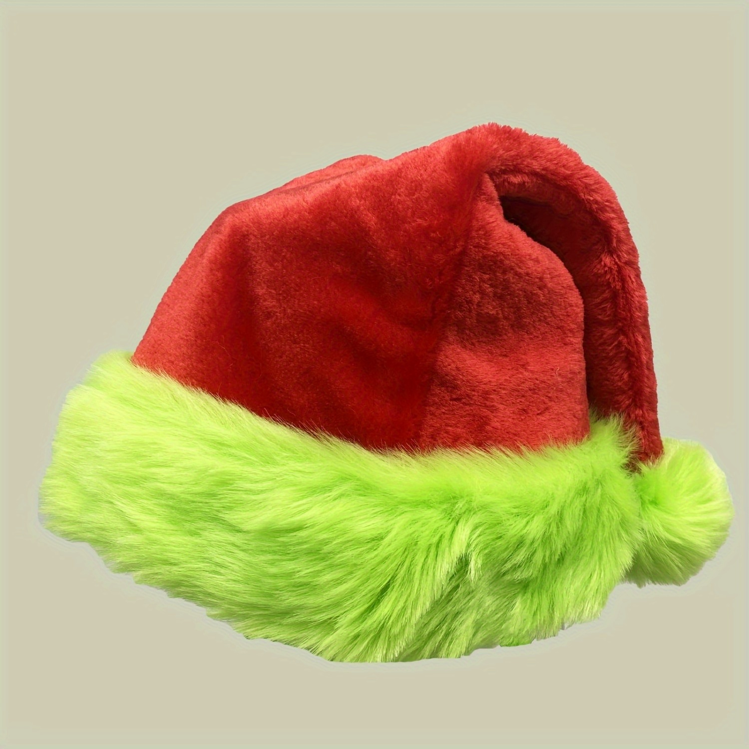 หมวกซานต้าสีแดงขอบเขียวเรืองแส - Santa Hat Plush บทวิจารณ์และราคา
