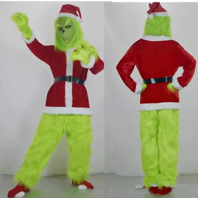 ชุดคอสเพลย์กรินช์สีเขียว ชุดนั - Santa Hat Plush บทวิจารณ์และราคา