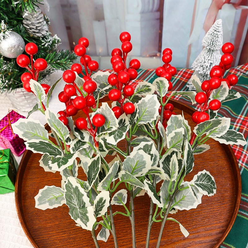 ต้นเบอร์รี่สีแดงจำลอง 45 ซม. ข - Christmas Wreath Fake บทวิจารณ์และราคา