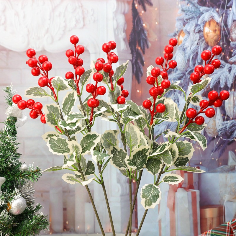 ต้นเบอร์รี่สีแดงจำลอง 45 ซม. ข - Christmas Wreath Fake บทวิจารณ์และราคา