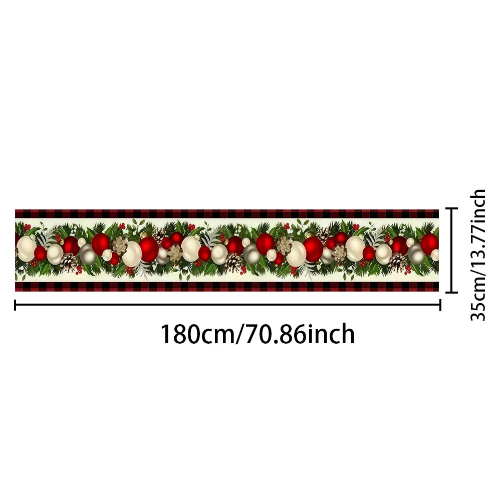 ผ้าปูโต๊ะคริสต์มาสลายตารางแดงด - Christmas Throw Blanket บทวิจารณ์และราคา