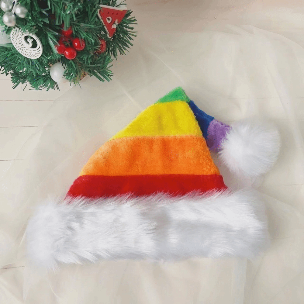 หมวกคริสต์มาสลายทางเรียบง่ายพร - Santa Hat Plush บทวิจารณ์และราคา