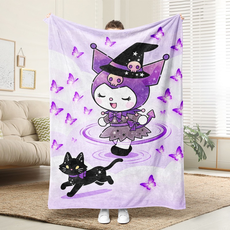 ผ้าห่มซานริโอ ผ้าห่มนุ่มสบายลา - Christmas Throw Blanket บทวิจารณ์และราคา