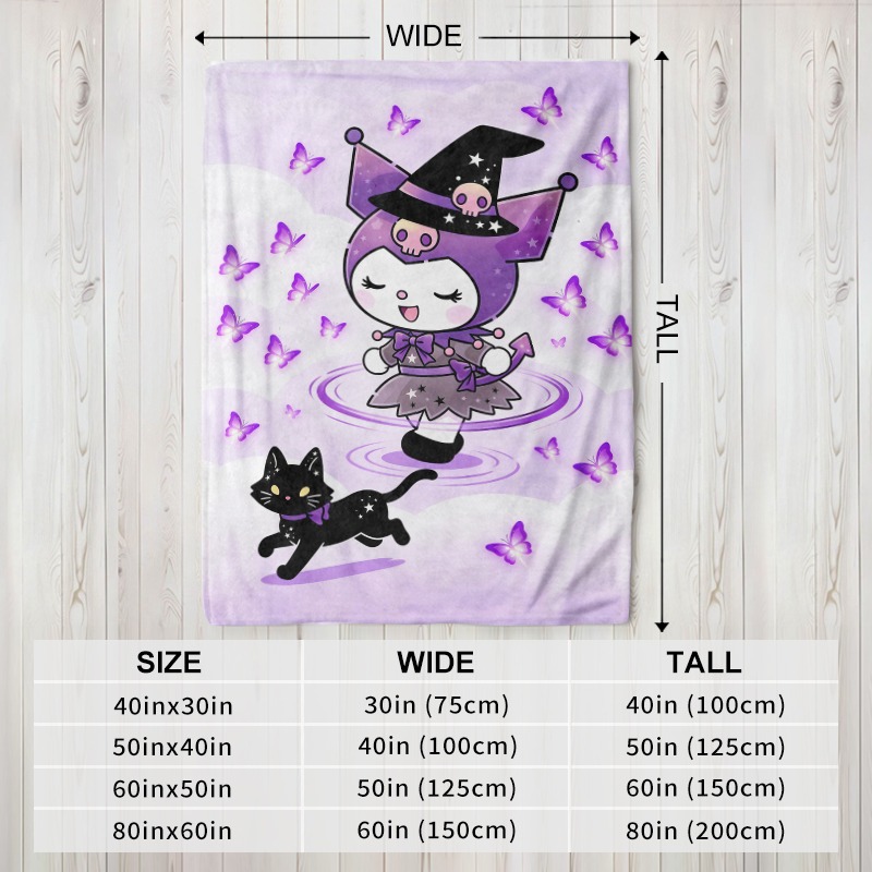 ผ้าห่มซานริโอ ผ้าห่มนุ่มสบายลา - Christmas Throw Blanket บทวิจารณ์และราคา