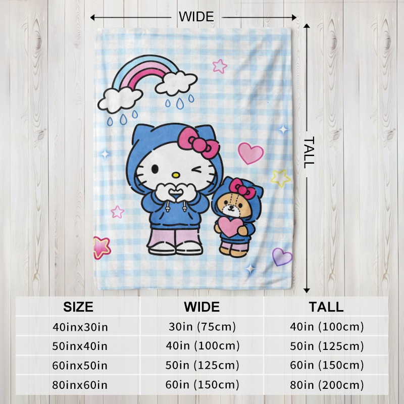 ผ้าห่มซานริโอ ลายเฮลโลคิตตี้แล - Christmas Throw Blanket บทวิจารณ์และราคา