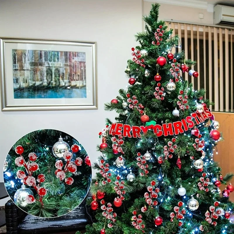 กิ่งเบอร์รี่แดงประดิษฐ์ 10-200 - Christmas Tree Artificial บทวิจารณ์และราคา