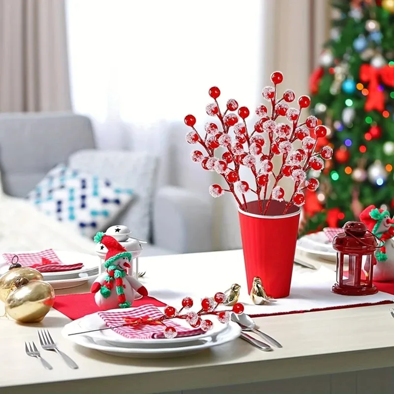 กิ่งเบอร์รี่แดงประดิษฐ์ 10-200 - Christmas Tree Artificial บทวิจารณ์และราคา