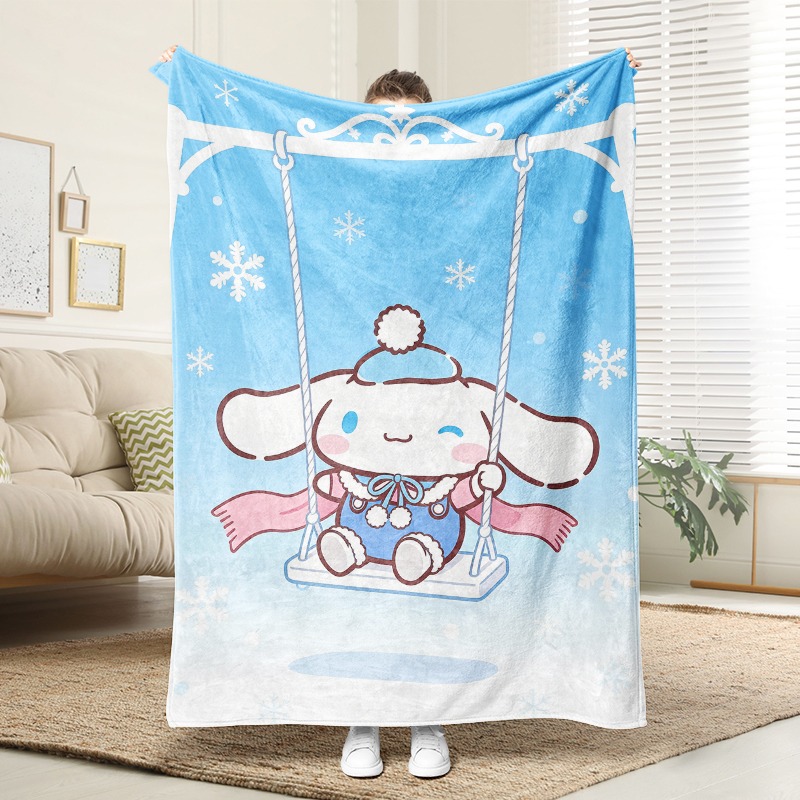 ผ้าห่มซานริโอ ซินนามอโรล ผ้าห่ - Christmas Throw Blanket บทวิจารณ์และราคา