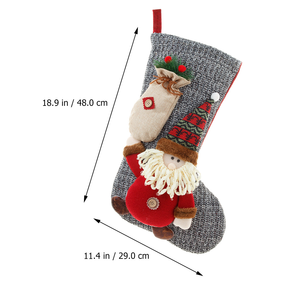 ถุงเท้าคริสต์มาส ถุงของขวัญตกแ - Christmas Stocking Hanging บทวิจารณ์และราคา