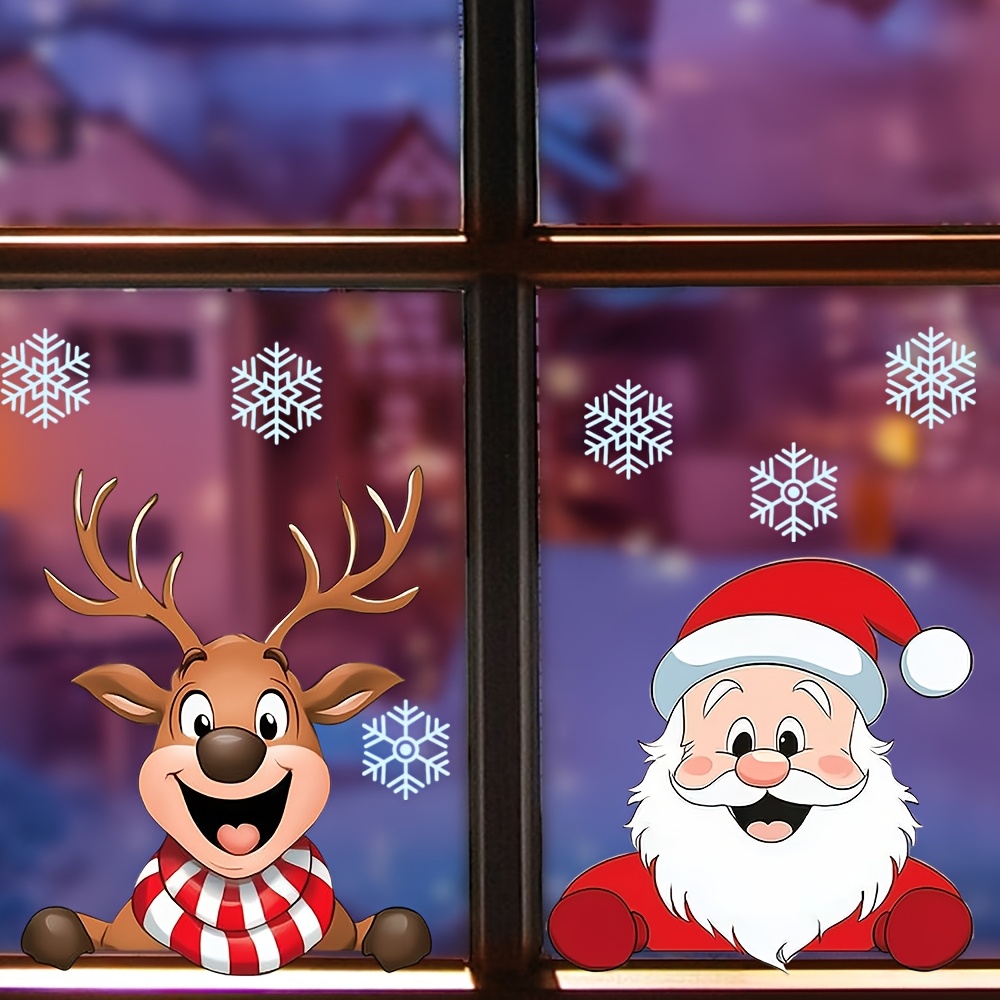 สติกเกอร์ติดหน้าต่างคริสต์มาส  - Snowflake Window Decal บทวิจารณ์และราคา