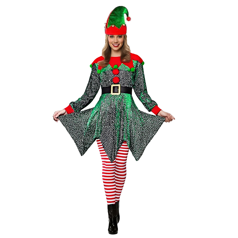 ชุดคอสตูมคริสต์มาส 5 ชิ้น สำหร - Elf Costume Christmas บทวิจารณ์และราคา