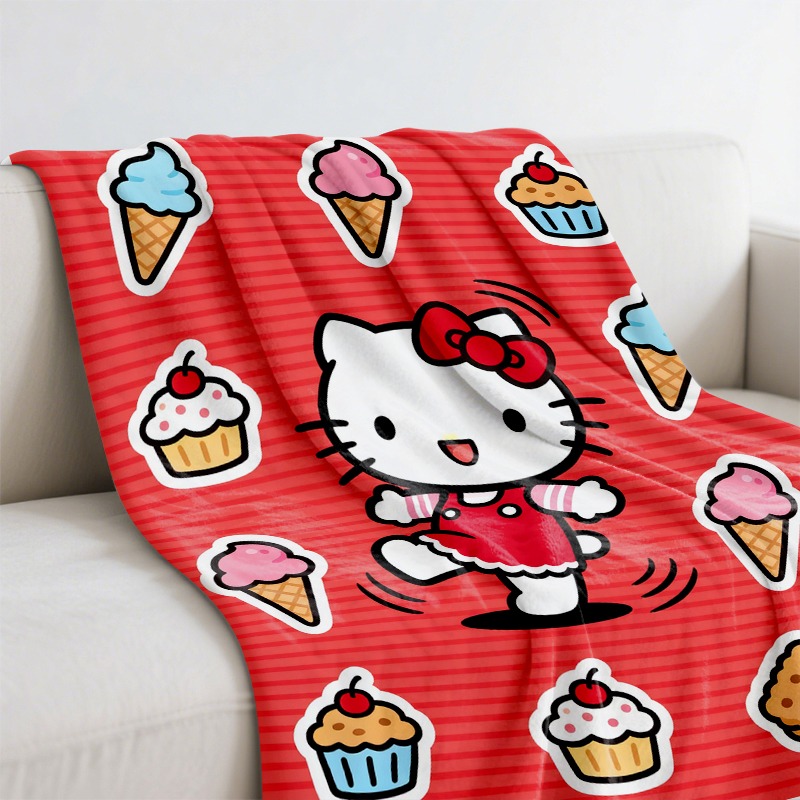 ผ้าห่มซานริโอ ลายเฮลโลคิตตี้ ไ - Christmas Throw Blanket บทวิจารณ์และราคา