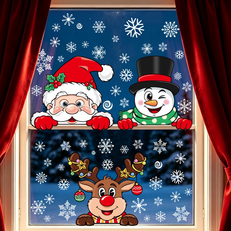 สติกเกอร์ติดหน้าต่างลายการ์ตูน - Snowflake Window Decal บทวิจารณ์และราคา