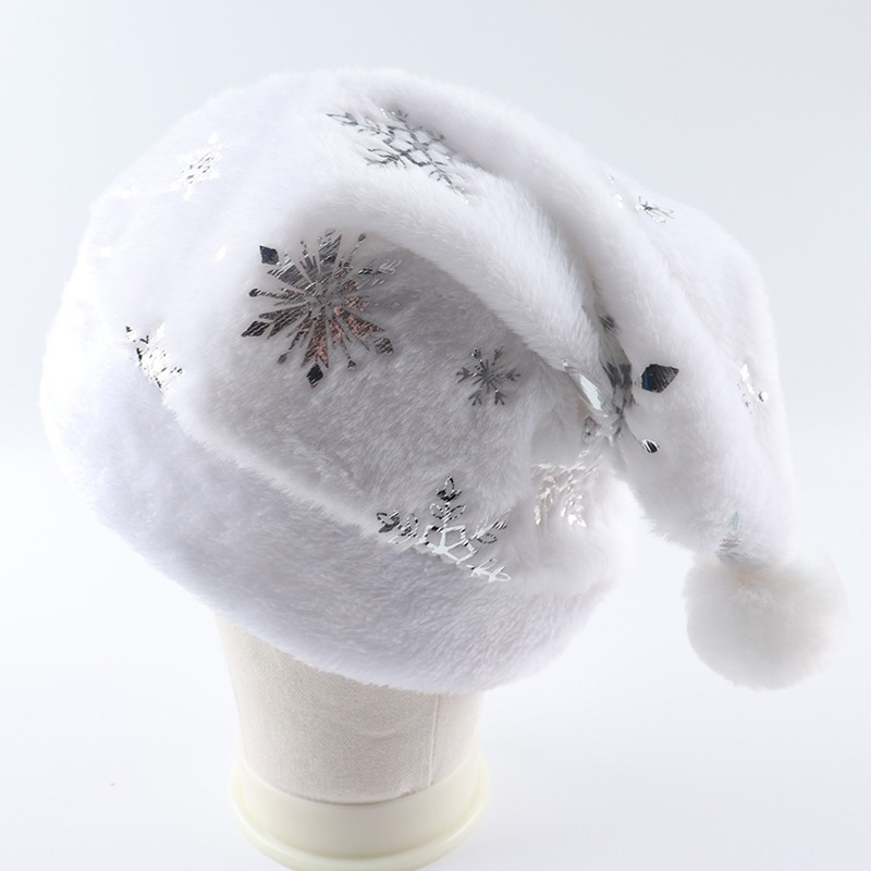 หมวกซานต้าคริสต์มาสผ้ากำมะหยี่ - Santa Hat Plush บทวิจารณ์และราคา