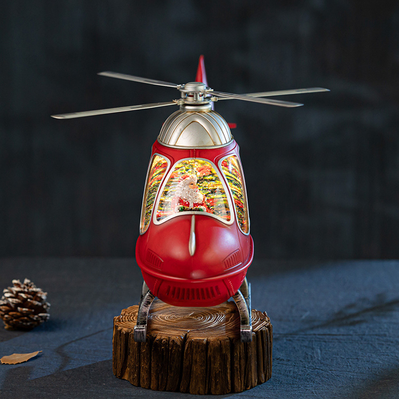 กล่องดนตรีลูกแก้วหิมะเฮลิคอปเต - Snow Globe Musical บทวิจารณ์และราคา