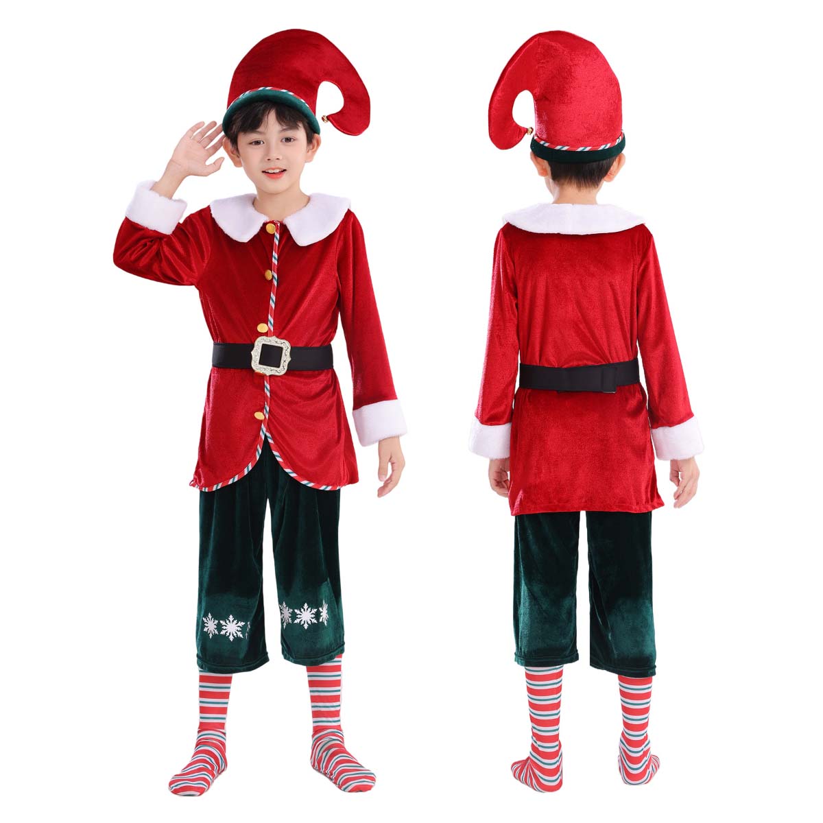 ชุดคอสเพลย์เอลฟ์คริสต์มาสสำหรั - Elf Costume Christmas บทวิจารณ์และราคา