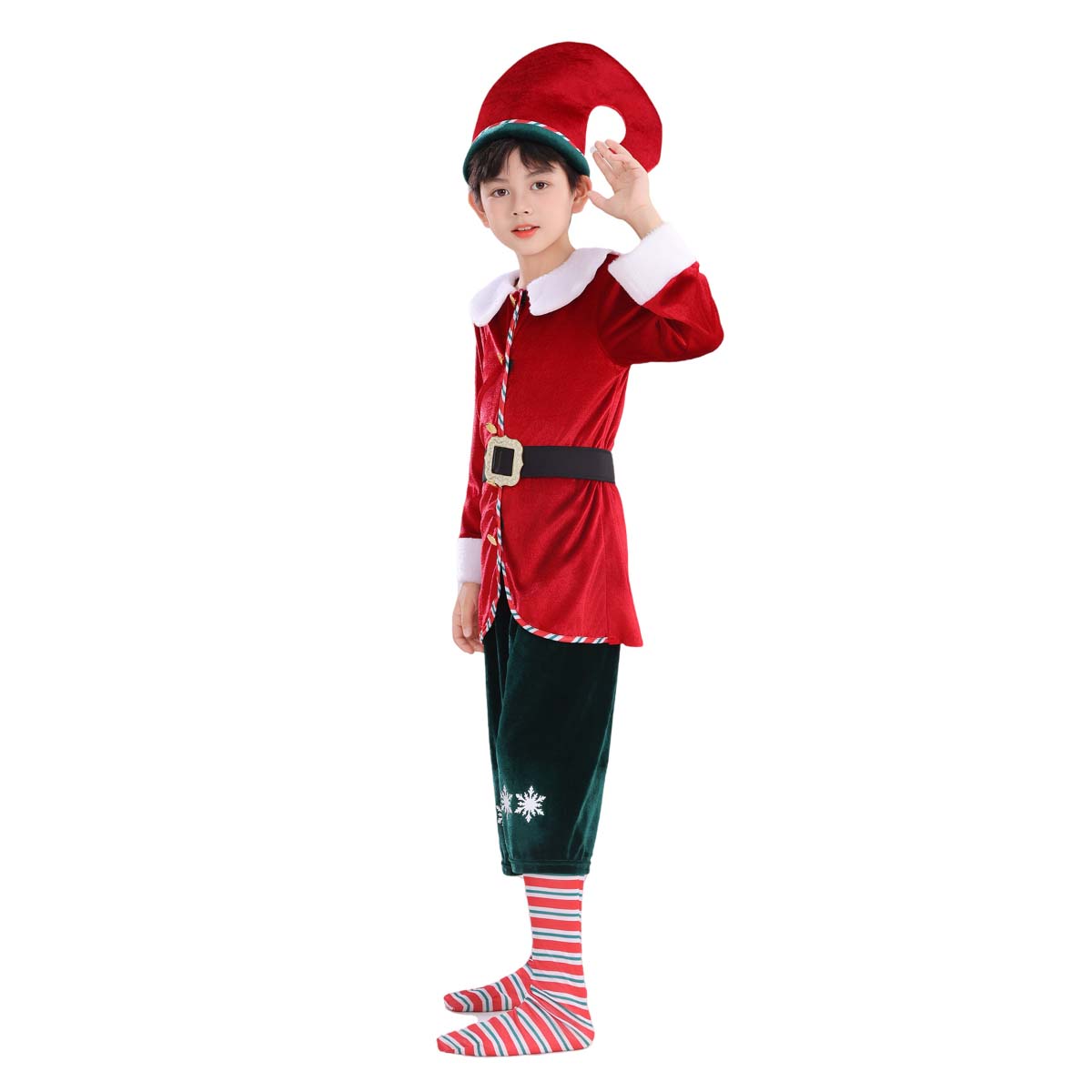 ชุดคอสเพลย์เอลฟ์คริสต์มาสสำหรั - Elf Costume Christmas บทวิจารณ์และราคา