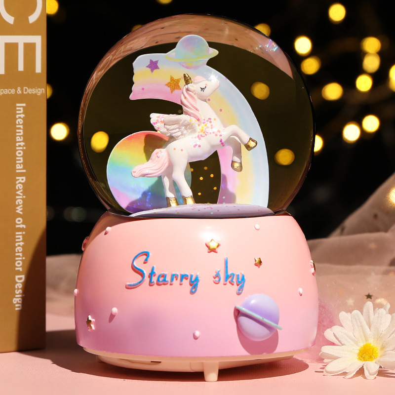ใหม่คริสตัลบอลเพลงกล่องสาวหัวใ - Snow Globe Musical บทวิจารณ์และราคา